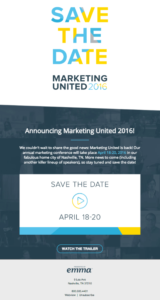 Event Marketing Emails